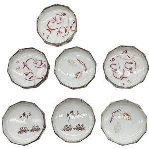 Vintage condiment or dipping sauce bowls Sushi Japan Sashimi Soy Sauce Wasabi